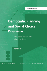 Imagen de portada: Democratic Planning and Social Choice Dilemmas 1st edition 9780754619529