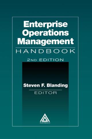 Imagen de portada: Enterprise Operations Management Handbook 2nd edition 9780367399368