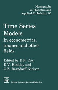 صورة الغلاف: Time Series Models 1st edition 9780412729300