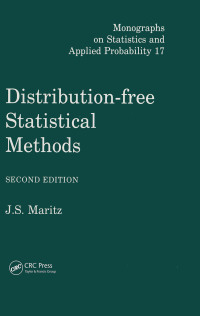 Imagen de portada: Distribution-Free Statistical Methods, Second Edition 2nd edition 9780412552601