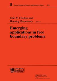 Imagen de portada: Emerging Applications in Free Boundary Problems 1st edition 9780367837556