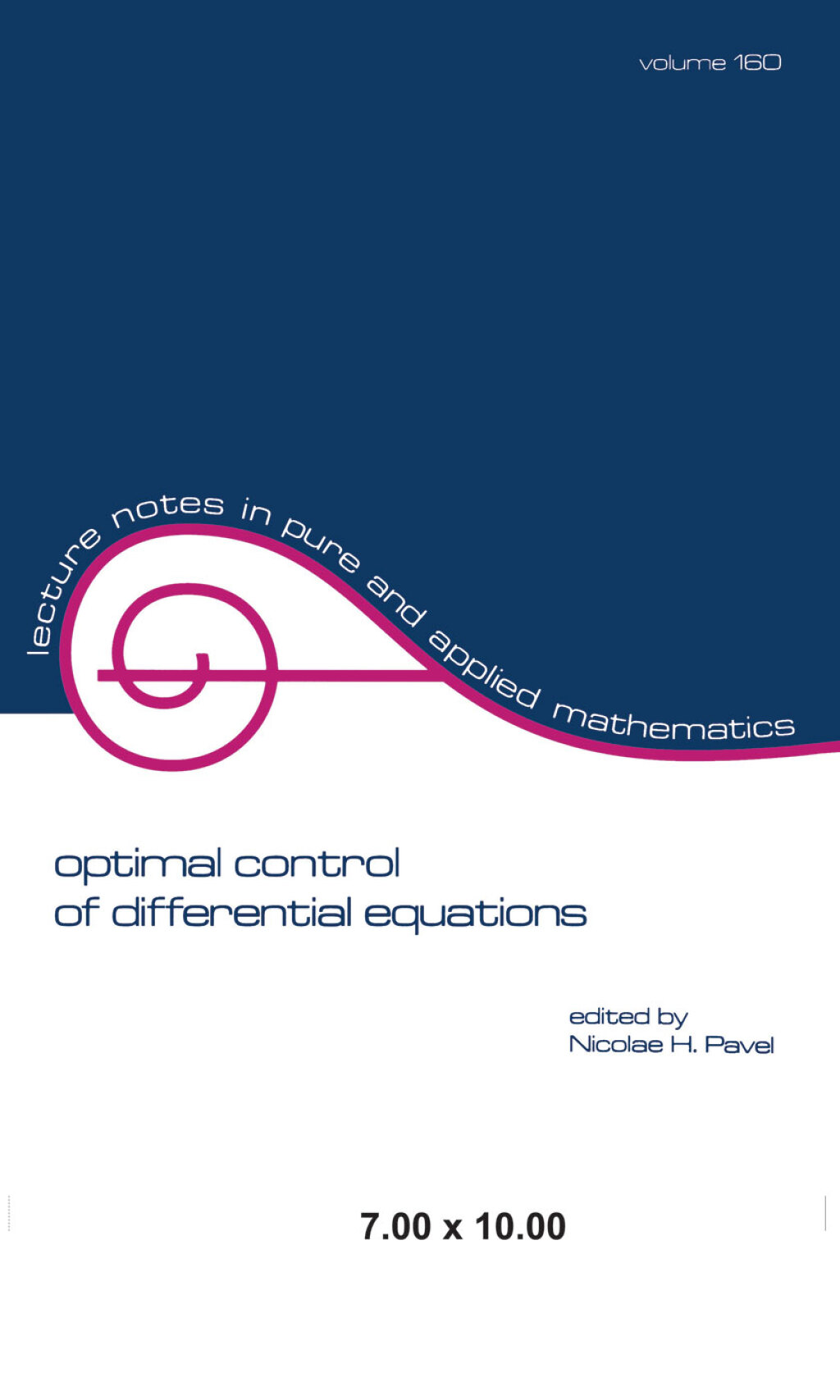 Optimal Control of Differential Equations 1st Edition