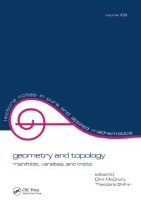 Imagen de portada: Geometry and Topology 1st edition 9780367411657