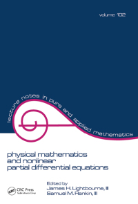 Titelbild: Physical Mathematics and Nonlinear Partial Differential Equations 1st edition 9780367411701
