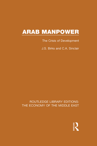 Imagen de portada: Arab Manpower (RLE Economy of Middle East) 1st edition 9781138810488