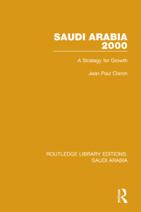 Cover image: Saudi Arabia 2000 (RLE Saudi Arabia) 1st edition 9781138846265