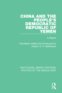 Cover image: China and the People's Democratic Republic of Yemen 1st edition 9781138929289
