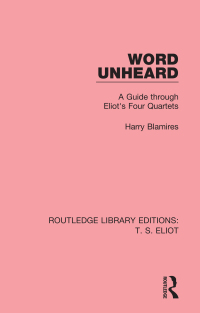 Titelbild: Word Unheard 1st edition 9781138998414