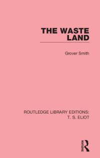 Imagen de portada: The Waste Land 1st edition 9781138121782
