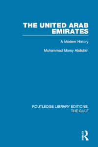 Cover image: The United Arab Emirates 1st edition 9781138183346