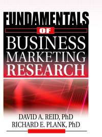 Cover image: Fundamentals of Business Marketing Research 1st edition 9780789023124