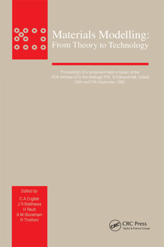 Imagen de portada: Materials Modelling 1st edition 9780367402761