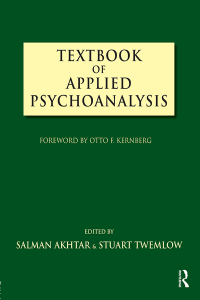 表紙画像: Textbook of Applied Psychoanalysis 1st edition 9781782201878