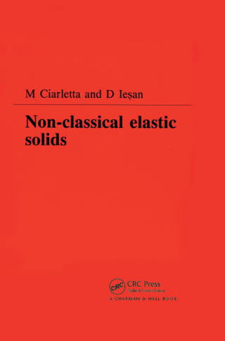 Cover image: Non-Classical Elastic Solids 1st edition 9780582227163