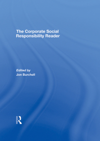 Cover image: The Corporate Social Responsibility Reader 1st edition 9780415424332