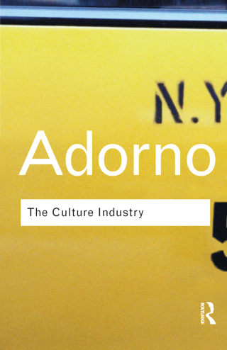 Cover image: The Culture Industry 2nd edition 9780415253802