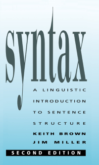 表紙画像: Syntax 2nd edition 9780415084215