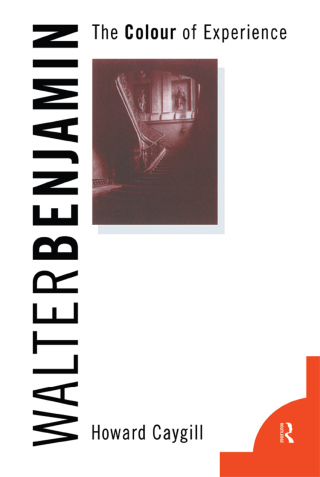 Cover image: Walter Benjamin 1st edition 9781138142350