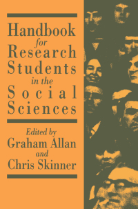 Cover image: Handbook for Research Students in the Social Sciences 1st edition 9781850009368