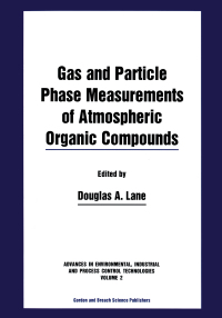 Imagen de portada: Gas and Particle Phase Measurements of Atmospheric Organic Compounds 1st edition 9789056996475