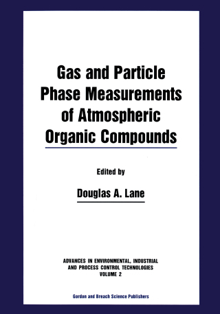 Imagen de portada: Gas and Particle Phase Measurements of Atmospheric Organic Compounds 1st edition 9789056996475