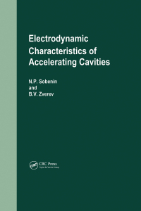 Omslagafbeelding: Electrodynamic Characteristics of Accelerating Cavities 1st edition 9789069940038