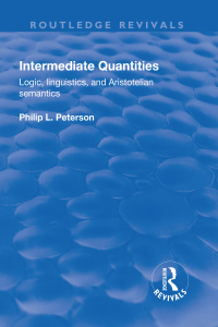 Imagen de portada: Intermediate Quantities 1st edition 9781138706040
