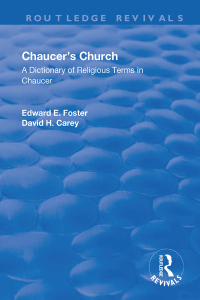 表紙画像: Chaucer's Church 1st edition 9781138725065