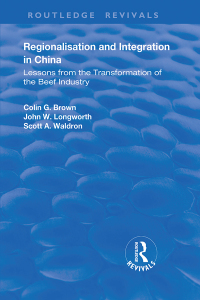 Cover image: Regionalisation and Integration in China 1st edition 9781138729780