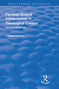 Cover image: Feminist Biblical Interpretation in Theological Context 1st edition 9781138733794