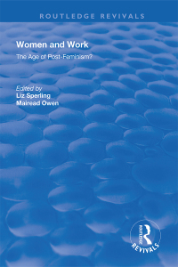 Cover image: Women and Work 1st edition 9781138734432