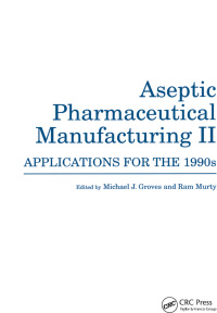 Imagen de portada: Aseptic Pharmaceutical Manufacturing II 1st edition 9780935184778