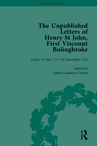 صورة الغلاف: The Unpublished Letters of Henry St John, First Viscount Bolingbroke Vol 2 1st edition 9781138763456