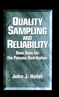 表紙画像: Quality Sampling and Reliability 1st edition 9781574442410