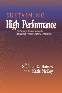 Omslagafbeelding: SUSTAINING High Performance 1st edition 9781884015557