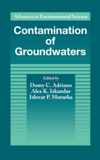 Titelbild: Contamination of Groundwaters 1st edition 9780905927442