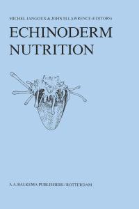 Cover image: Echinoderm Nutrition 1st edition 9789061910800