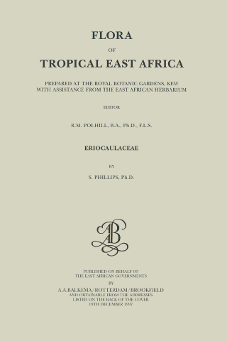 Immagine di copertina: Flora of Tropical East Africa - Eriocaulaceae (1997) 1st edition 9789061913771