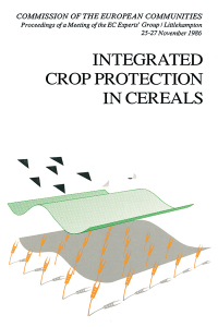 Cover image: Integrated Crop Protection in Cereals 1st edition 9789061918448