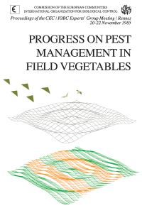 Imagen de portada: Progress on Pest Management in Field Vegetables 1st edition 9789061917595