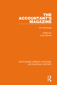Titelbild: The Accountant's Magazine 1st edition 9780367533472
