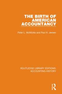Omslagafbeelding: The Birth of American Accountancy 1st edition 9780367534684