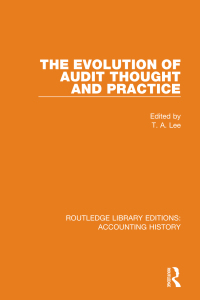Imagen de portada: The Evolution of Audit Thought and Practice 1st edition 9780367502010