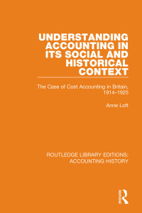 Omslagafbeelding: Understanding Accounting in its Social and Historical Context 1st edition 9780367511241