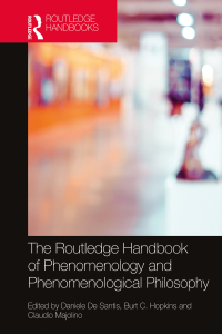 Cover image: The Routledge Handbook of Phenomenology and Phenomenological Philosophy 1st edition 9780367539993