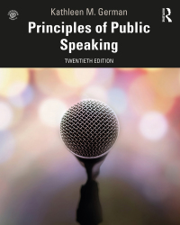 Cover image: Principles of Public Speaking 20th edition 9780367860288