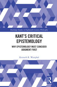 Imagen de portada: Kant’s Critical Epistemology 1st edition 9780367534332