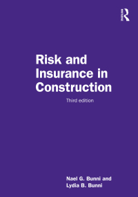 Cover image: Risk and Insurance in Construction 3rd edition 9781032119830