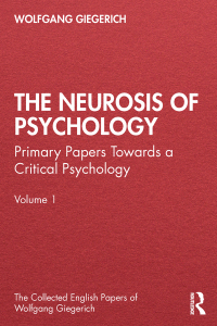 Imagen de portada: The Neurosis of Psychology 1st edition 9780367485351