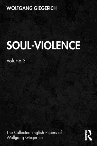 Cover image: Soul-Violence 1st edition 9780367485306